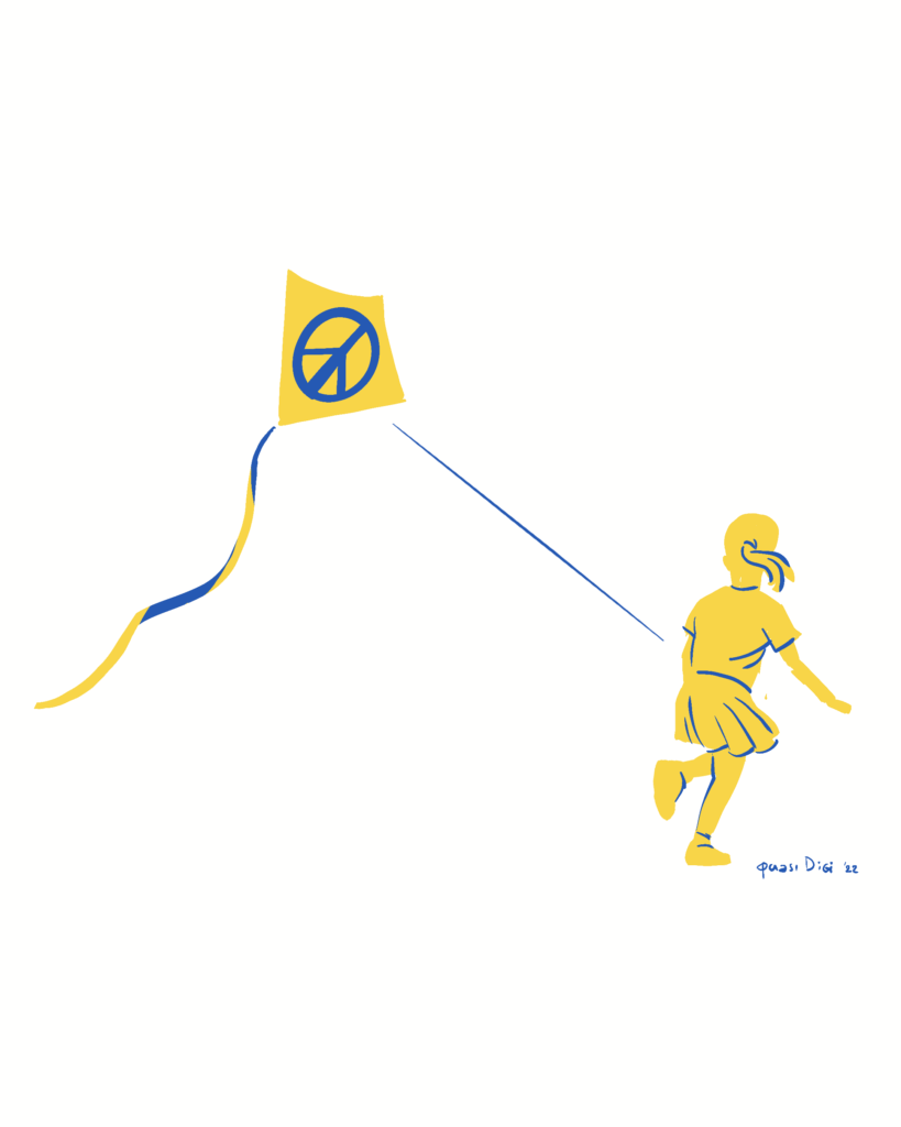 Logo by quasi for the Artists for Peace collective